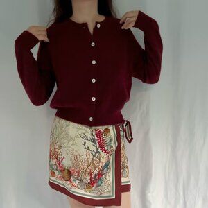 Petra Cardigan - Bordeaux